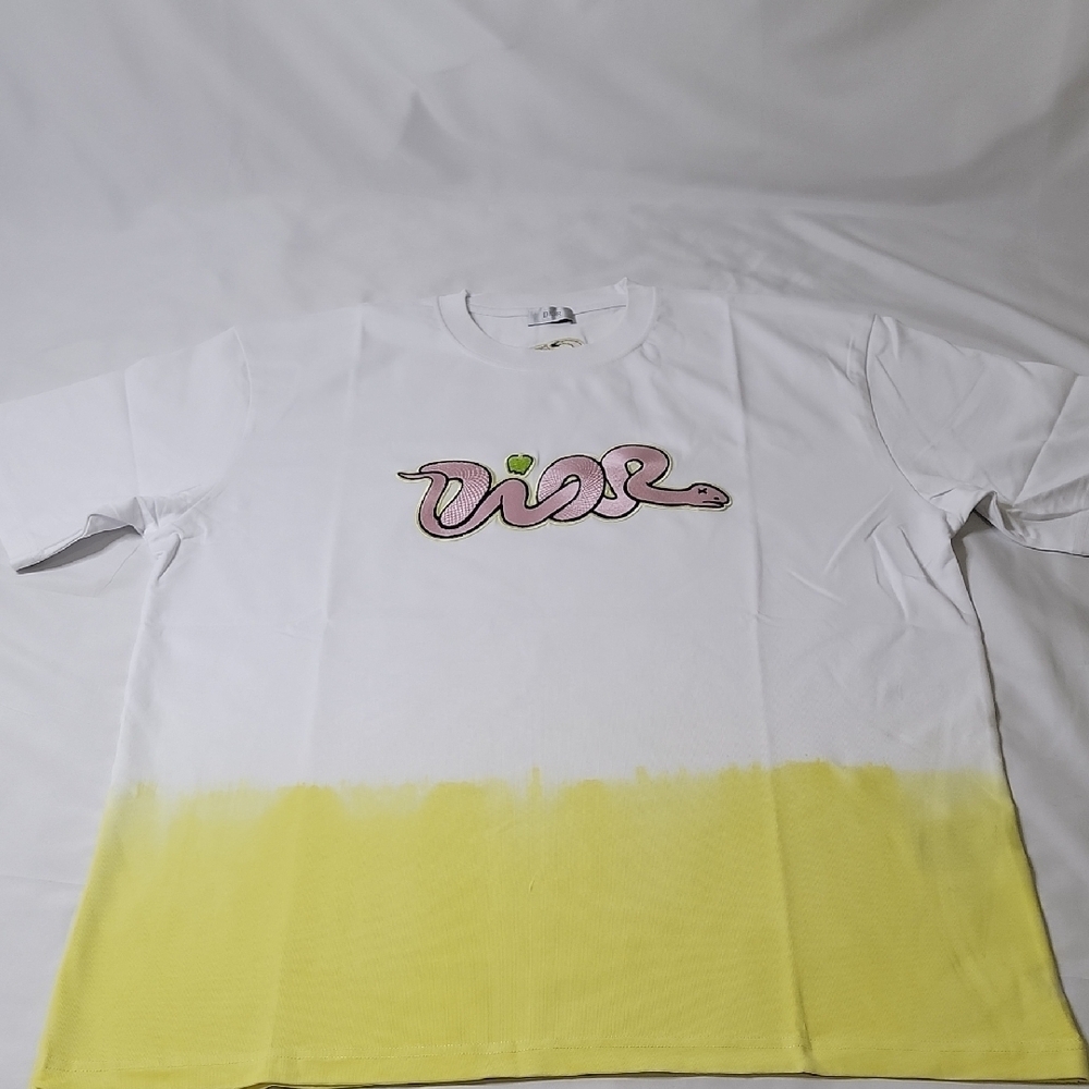 Dior x Kaws White Short Sleeve T Shirt